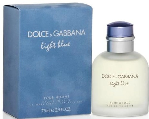 D&G Light Blue Spray 2.5 oz EDT for Men