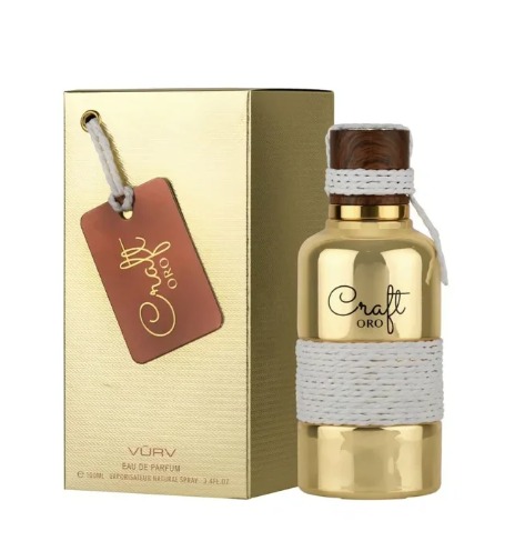 Craft Oro Spray 3.4 oz EDP by Lattafa for Men