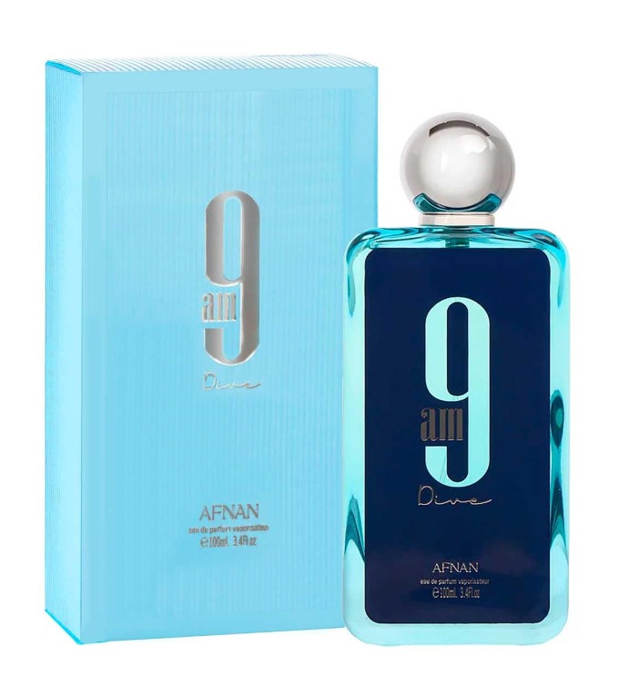 Afnan 9 AM Dive Blue 3 oz EDP for Women