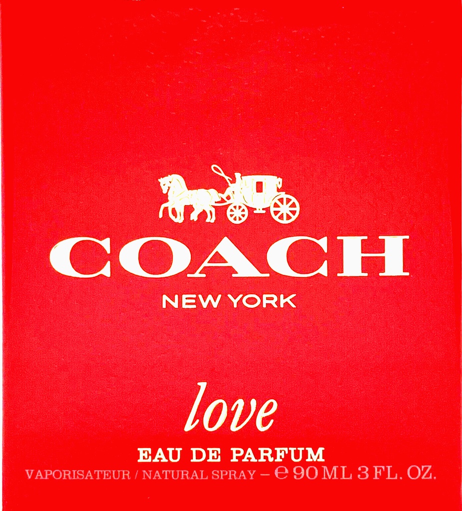 COACH LOVE W EDP 3.OZ NEW