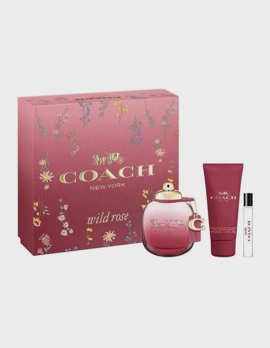 COACH WILD ROSE  3PC SET