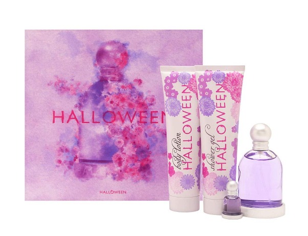 HALLOWEEN Women 4PC SET 3.4 oz EDT SP with 5 oz BL,5 oz SG & .15 oz Mini EDT