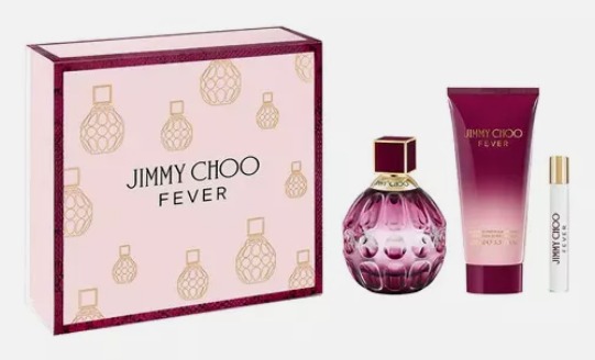 Jimmy Choo FEVER 3 PC 3.3 oz with mini & BL