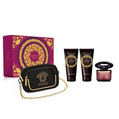 VERSACE CRYSTAL NOIR 4PC