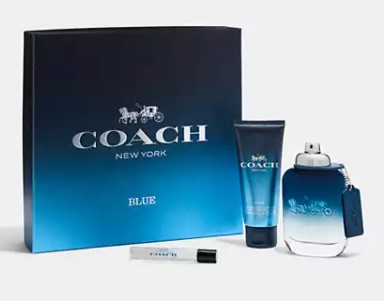 COACH NY BLUE MEN 3PC