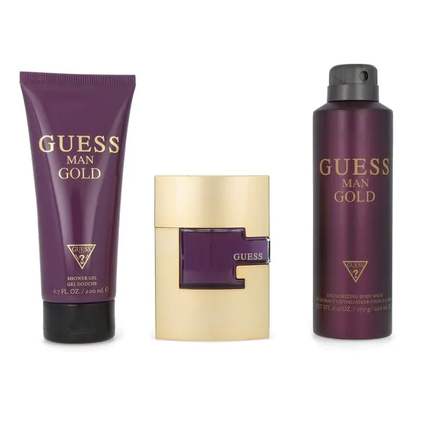 GUESS GOLD MAN 3PC SET