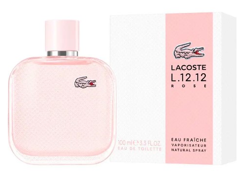 LACOSTE L.12.12 ROSE EAU FRAICHE EDT SPRAY 3.3 oz  For WOMEN 