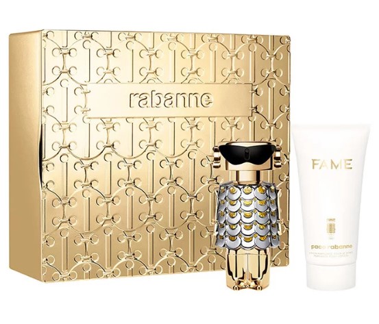 Paco Rabanne Fame 2-Piece Gift Set for Women – 2.7 oz EDP, 3.4 oz Body Lotion