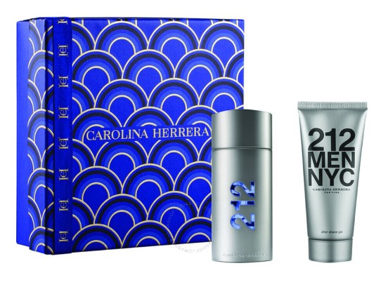 Carolina Herrera 212 2-Piece Gift Set for Men – 3.4 Oz EDT & 3.4 Oz After Shave