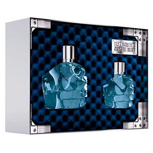 Diesel Only the Brave Men 2-Piece Set: 4.2 oz Eau de Toilette Spray + 1.1 oz Eau de Toilette Spray (Tin Box).