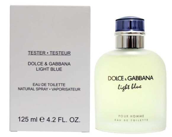 Dolce & Gabbana LIGHT BLUE Men's EDT Spray 4.2 Oz Tester