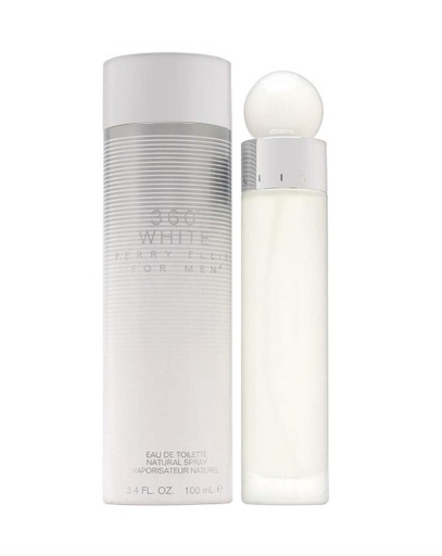 Perry Ellis 360 White Men's EDT Spray 3.4 Oz