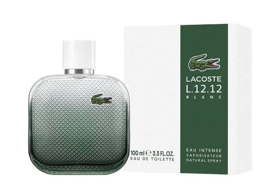 Lacoste L1212 Blanc Green Intense for Men EDT Spray 3.3 Oz