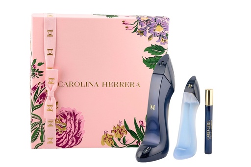 Carolina Herrera Good Girl 3-Piece Gift Set for Women – 2.7 oz EDP Spray, 1 oz Hair Mist, 0.34 oz EDP Spray 