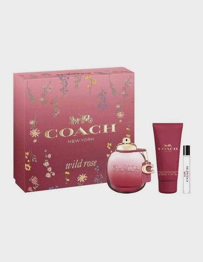 COACH WILD ROSE  3PC SET