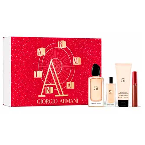 ARMANI SI EDP W  4PC SET