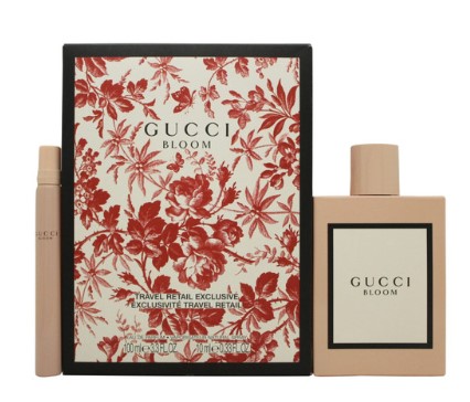 Gucci Bloom 2-Piece Gift Set for Women – 3.4 oz EDP, 0.34 oz EDP 