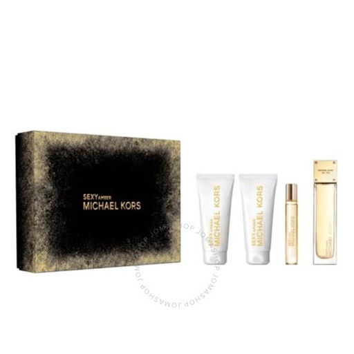 M.KORS SEXY AMBER 4PC SET