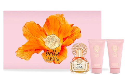 Vince Camuto Bella 3-Piece Gift Set for Women – 3.4 oz EDP, 2.5 oz Shower Gel, Body Lotion 2.5 oz 