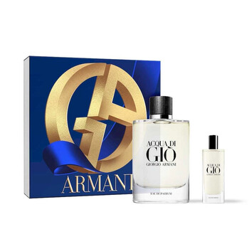 Giorgio Armani Men's Acqua Di Gio Gift Set: 4.2oz Eau de Parfum, 0.5oz Eau de Parfum