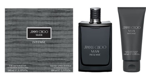 Jimmy Choo Man Intense 2-Piece Gift Set for Men – 3.4 oz EDT Spray, 3.4 oz After Shave Balm