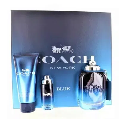 COACH BLUE M 3PC SET