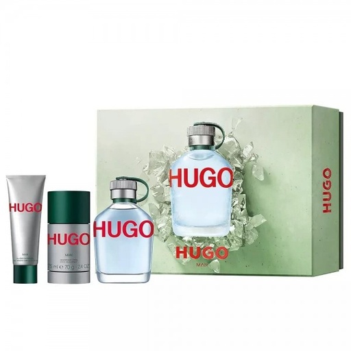 HUGO GREEN 4.2OZ+DEO+GEL