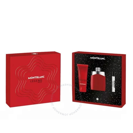 MONTBLANC LEGEND RED 3PC