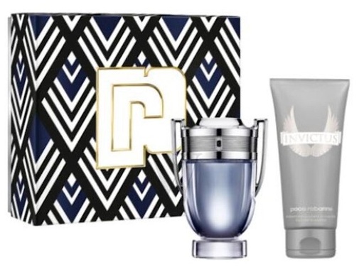 Paco Rabanne Men's Invictus Gift Set: 3.4oz EDT Spray & 3.4oz Shower Gel